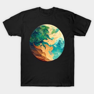 Earth like planet T-Shirt